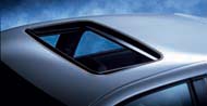 A 700/600 sunroof, fully-open